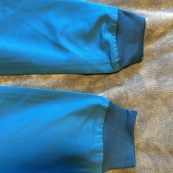 The FIGS Zamora Jogger Scrub Pants size Small Petite ALPS blue - Picture 5 of 5